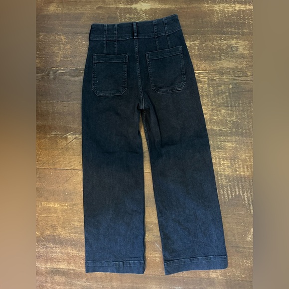 The Colette High Rise Crop Wide Leg Jeans by Maeve - Picture 3 of 10